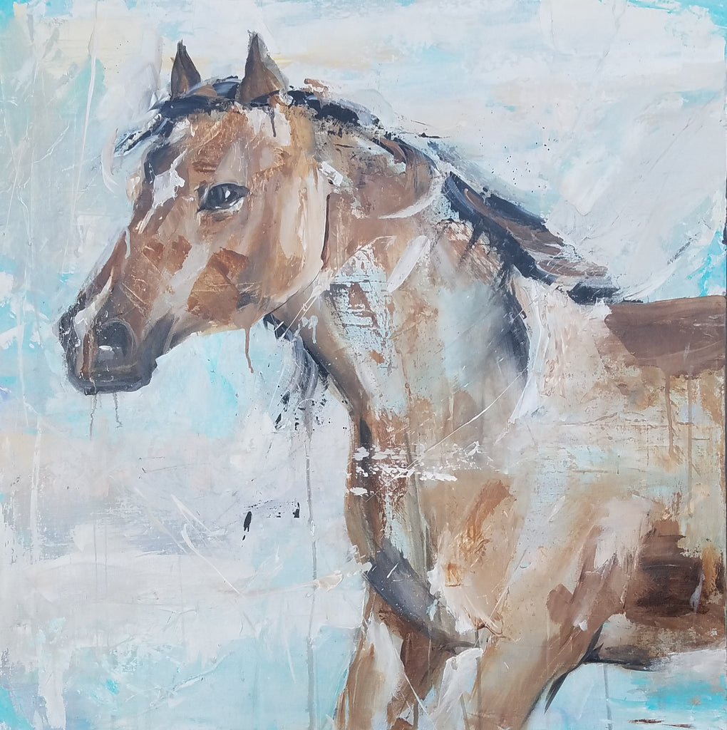Owen painting Kym De Los Reyes - Christenberry Collection