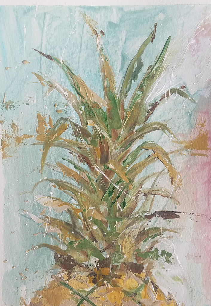 Top of the Heap painting Kym De Los Reyes - Christenberry Collection