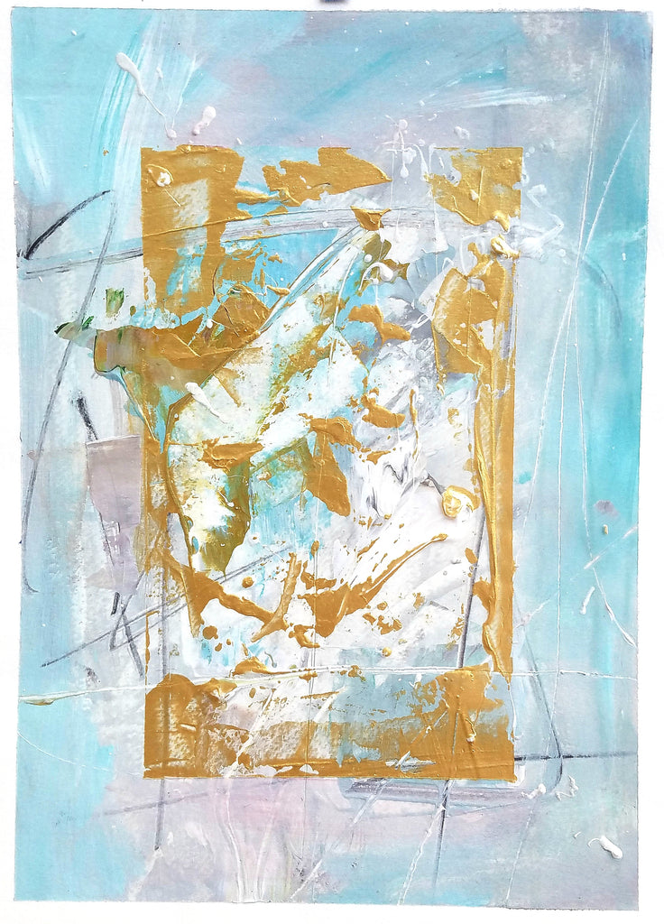 Sea Float painting Kym De Los Reyes - Christenberry Collection