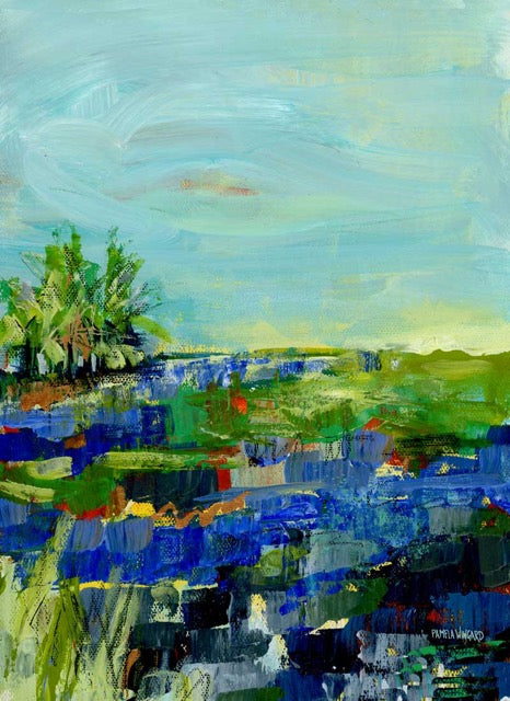 Giving Time painting Pamela Wingard - Christenberry Collection