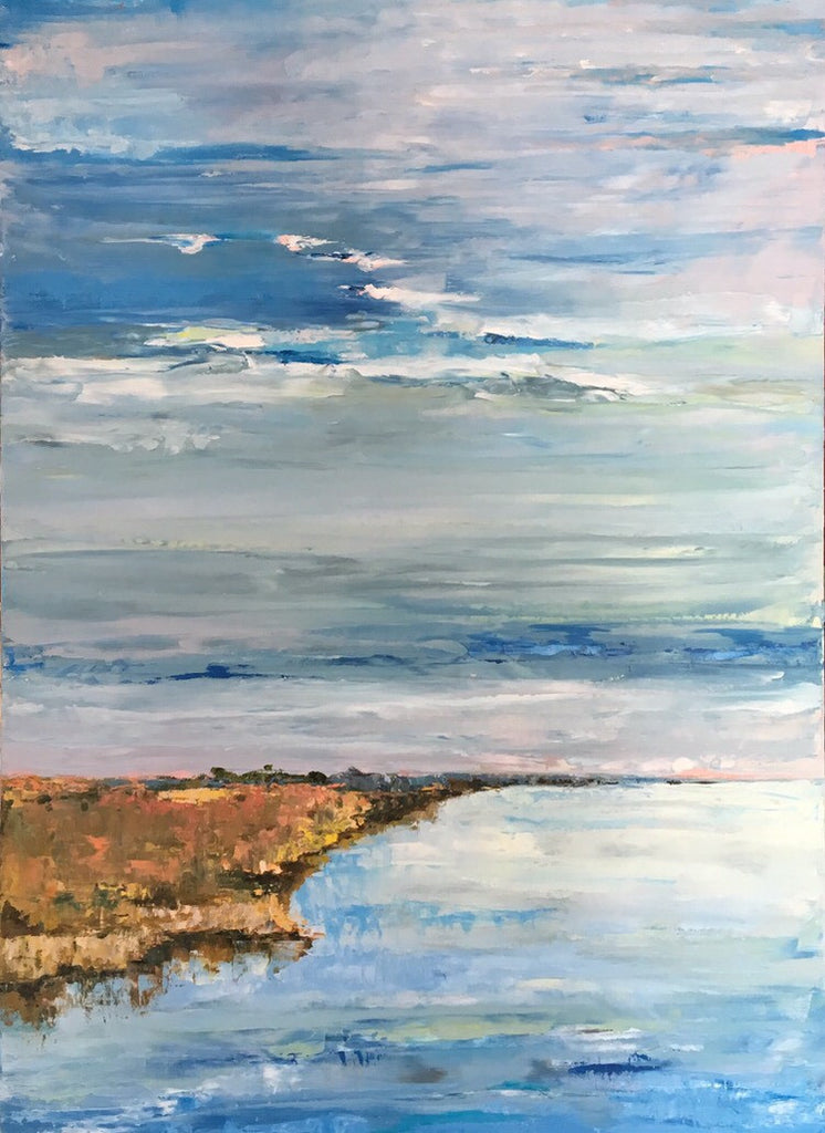 On the River painting Braden Grafe - Christenberry Collection