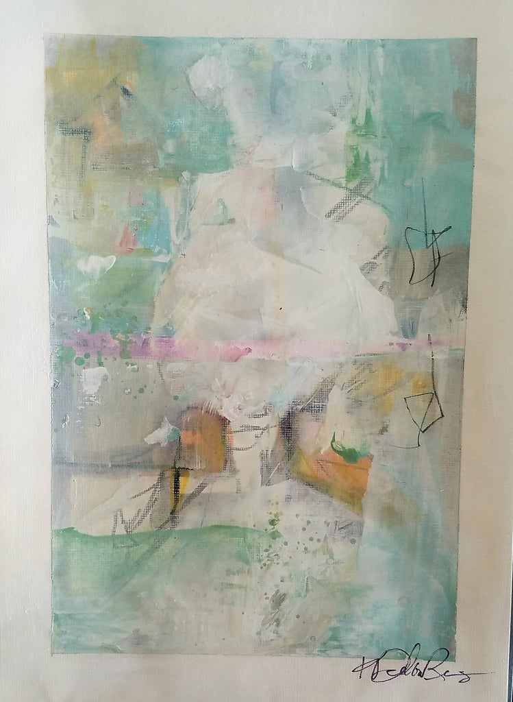 Tangerine Pop painting Kym De Los Reyes - Christenberry Collection