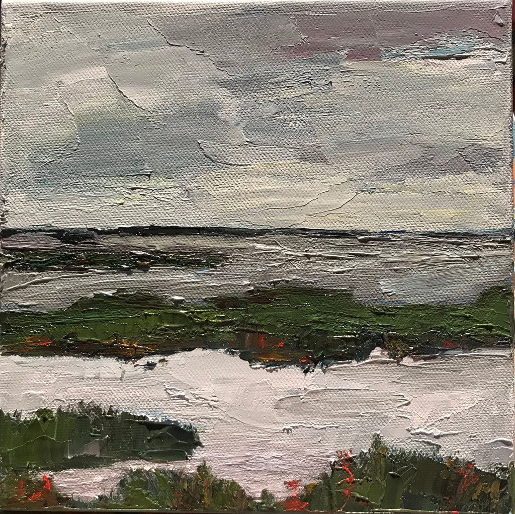 Lowcountry Grey painting Braden Grafe - Christenberry Collection