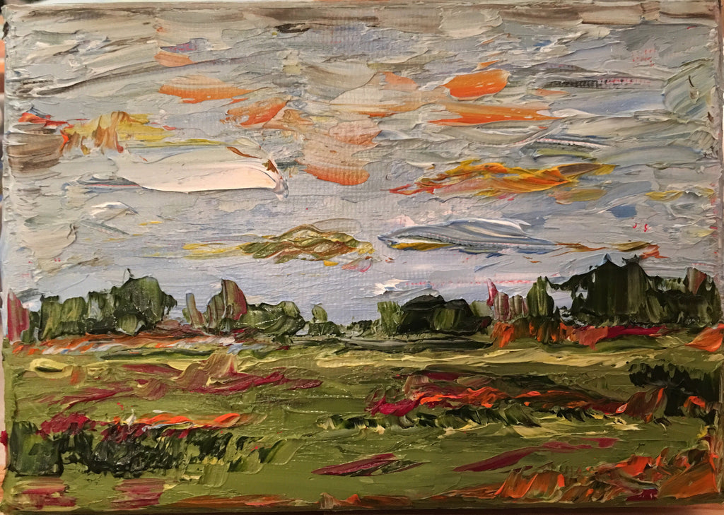 Louis painting Mary Kathryn Kendig - Christenberry Collection
