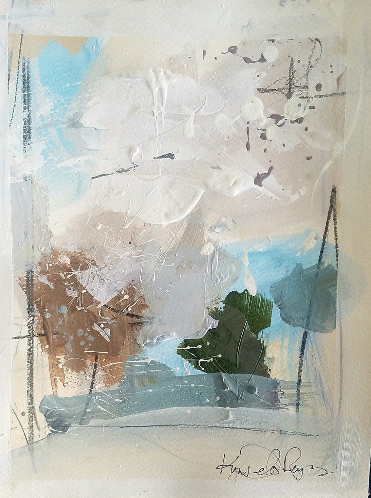 Seafoam painting Kym De Los Reyes - Christenberry Collection