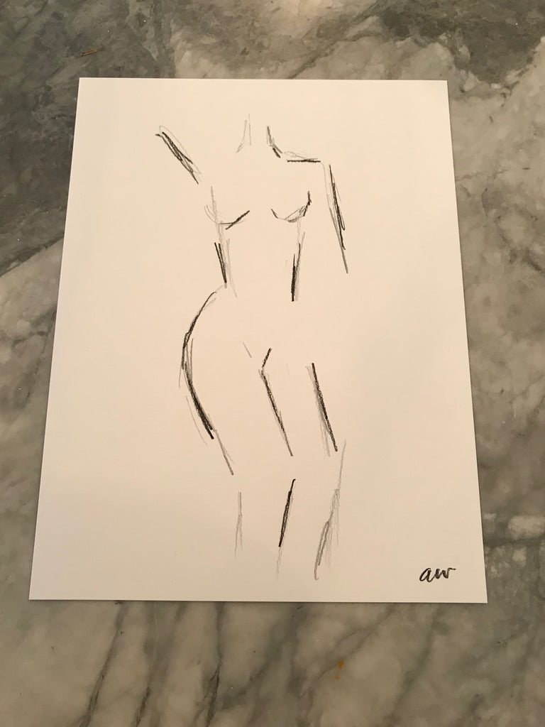 Minimal III painting Ashley Williams - Christenberry Collection