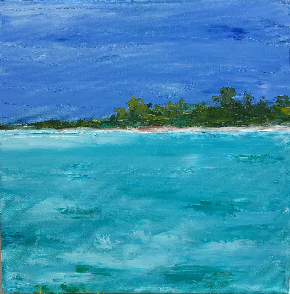 Got the Blues painting Braden Grafe - Christenberry Collection