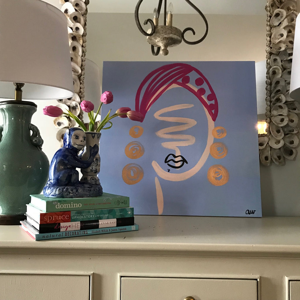 Beauty VII painting Ashley Williams - Christenberry Collection