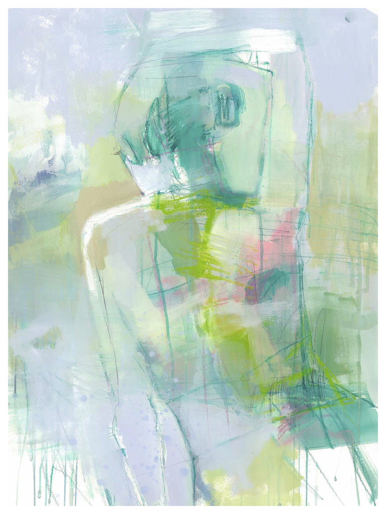 Spring Blossom Figure painting Teil Duncan - Christenberry Collection