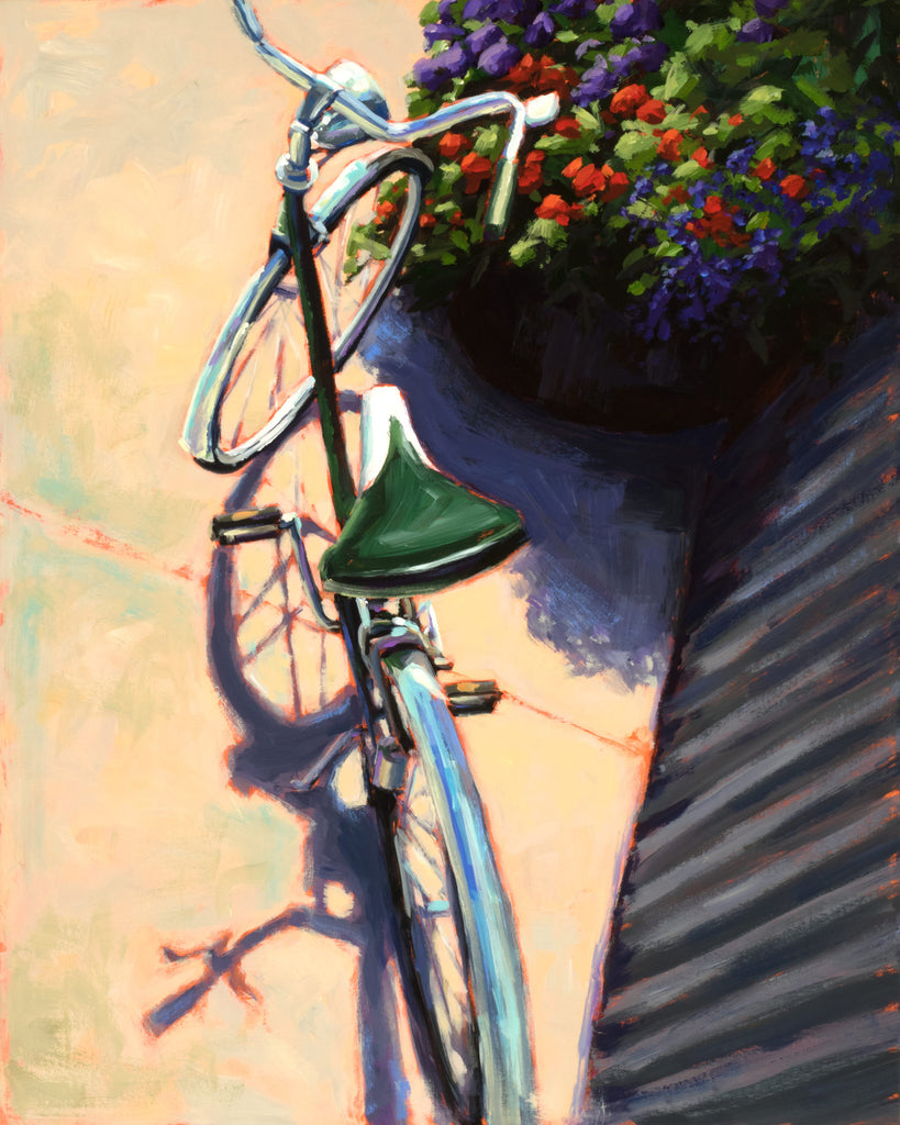 Cruise Above It All painting Kelly Berger - Christenberry Collection