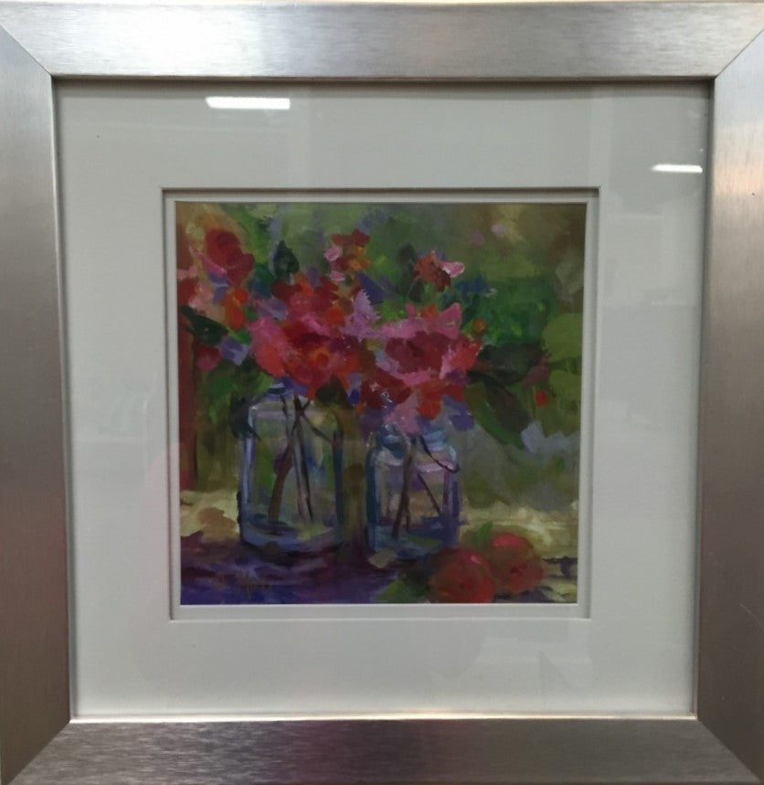 Floral Print painting Jenny Moss - Christenberry Collection