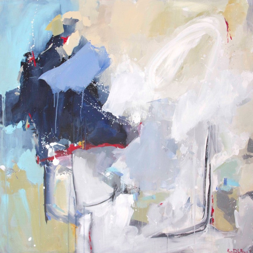 Headstrong painting Kym De Los Reyes - Christenberry Collection