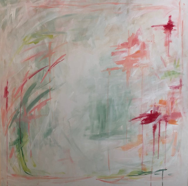 Melonade painting Jane Marie Edwards - Christenberry Collection