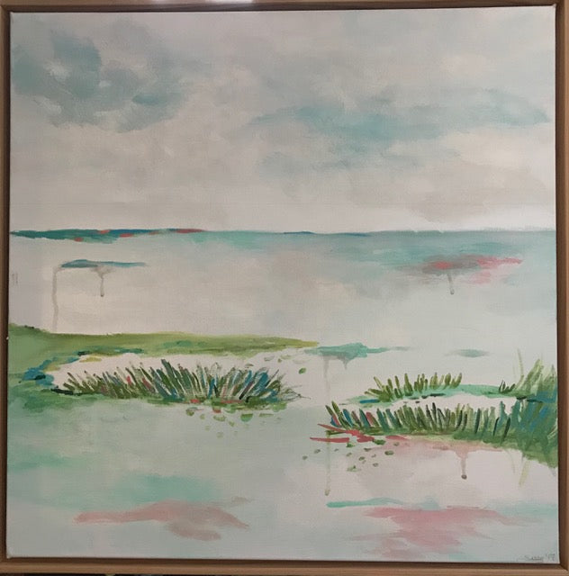 Marsh Scene 2 painting Jane Marie Edwards - Christenberry Collection