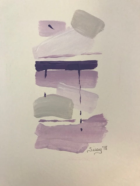 Iris painting Jane Marie Edwards - Christenberry Collection