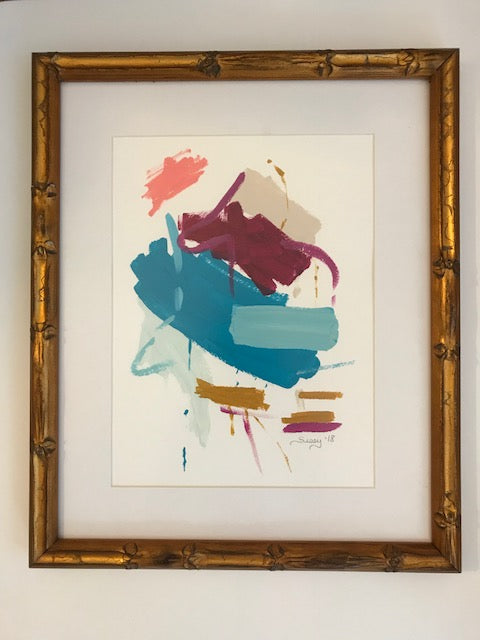 Color Wheel III painting Jane Marie Edwards - Christenberry Collection