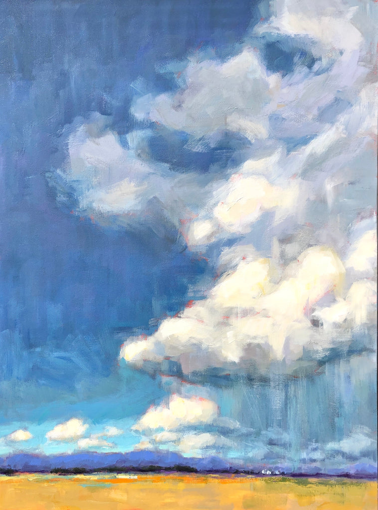 Clear Skies Ahead painting Kelly Berger - Christenberry Collection
