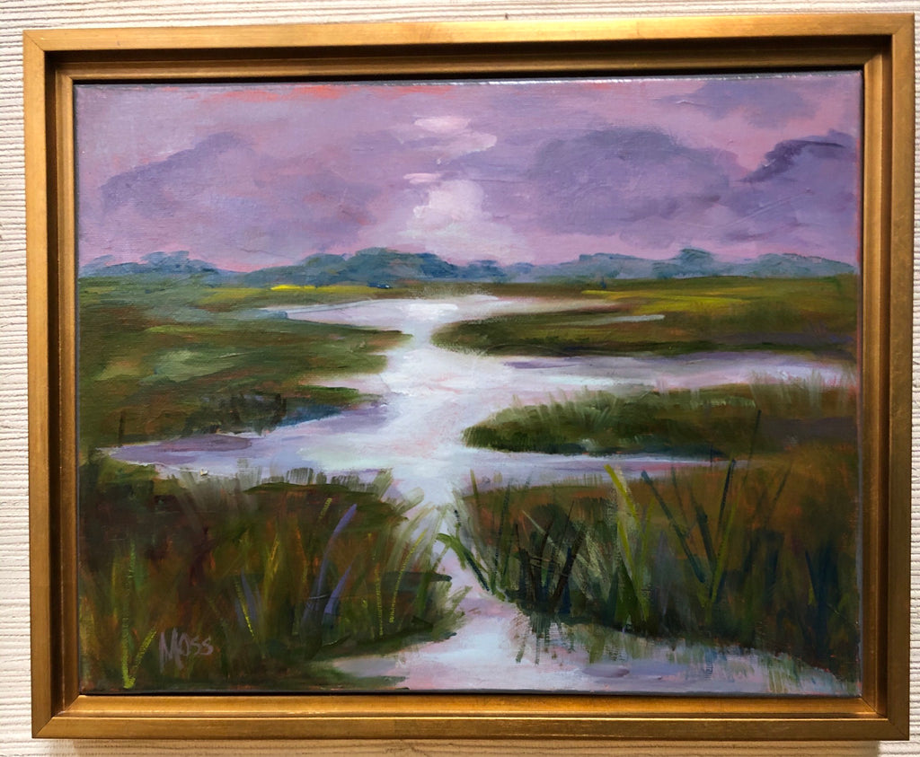 Sunset 2 painting Jenny Moss - Christenberry Collection