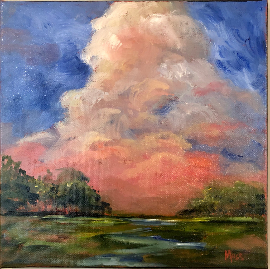 Color Explosion painting Jenny Moss - Christenberry Collection