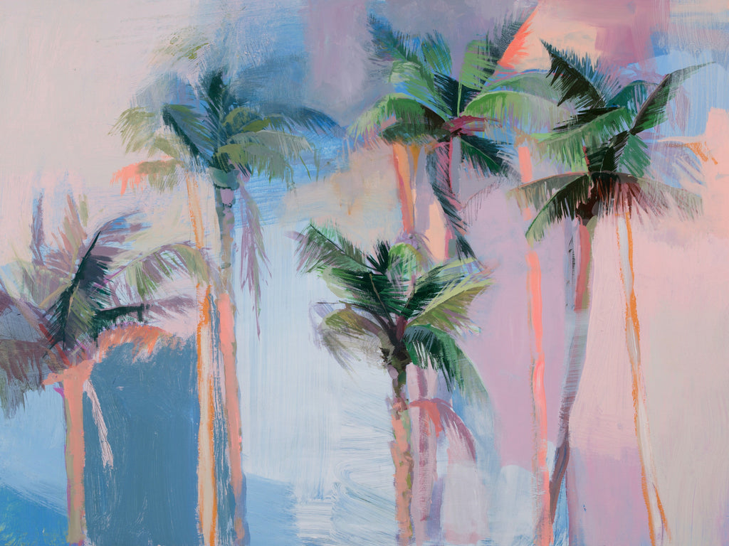 Palm Heights painting Teil Duncan - Christenberry Collection