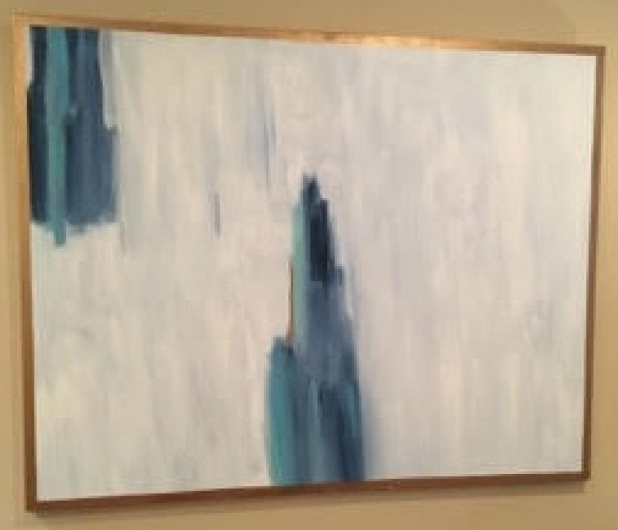 Blue Fade painting Lauren Neville - Christenberry Collection