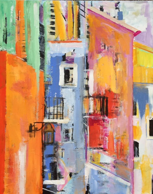 Color Way painting Molly Wright - Christenberry Collection