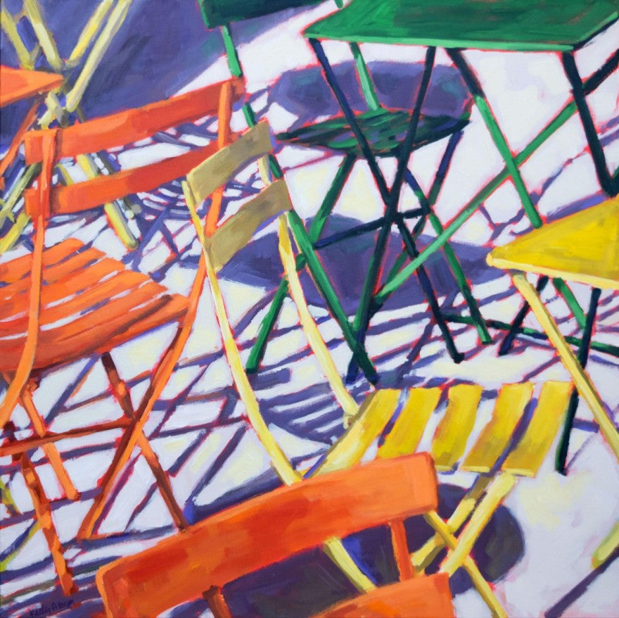 Citrus Seating painting Kelly Berger - Christenberry Collection