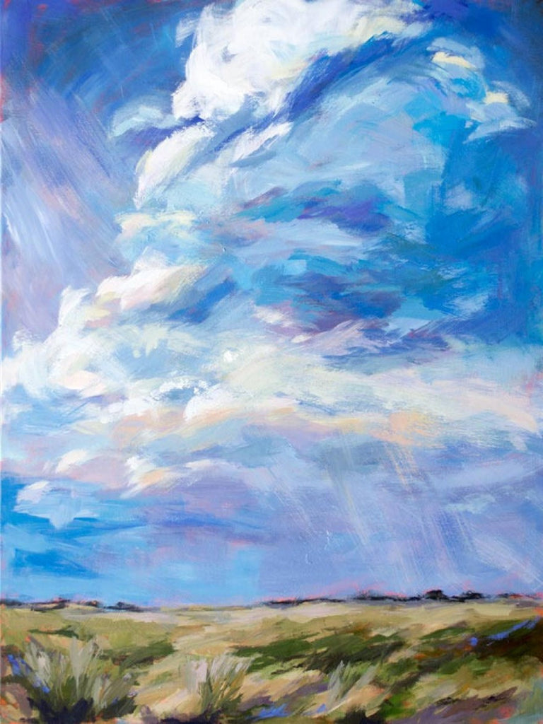 Relief painting Kelly Berger - Christenberry Collection