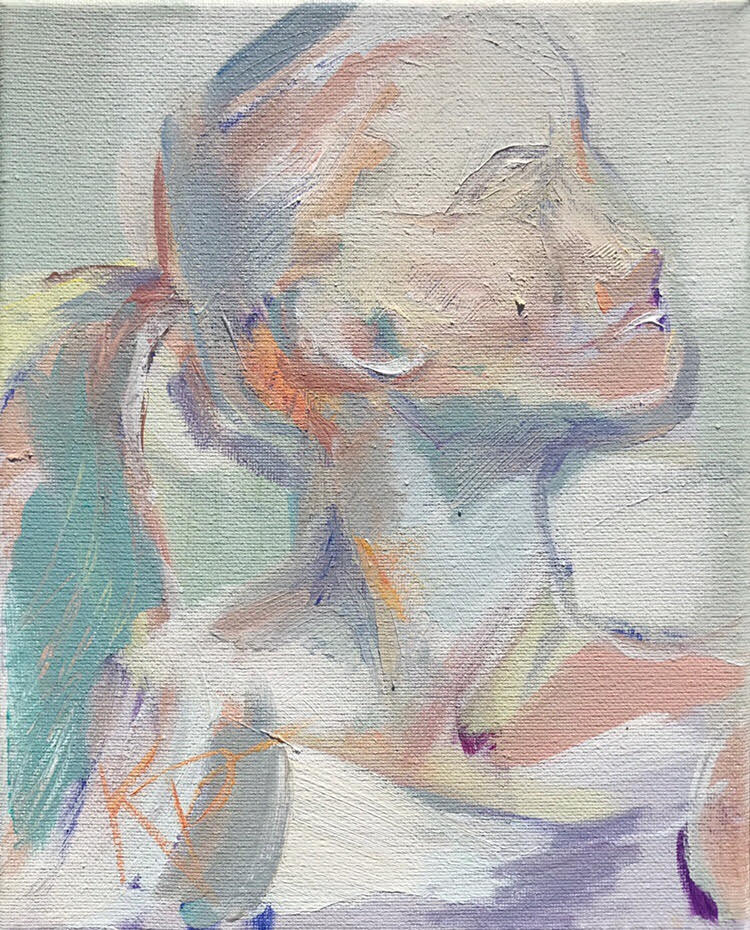 Daughter No. 3 painting Kelly Pelfrey - Christenberry Collection