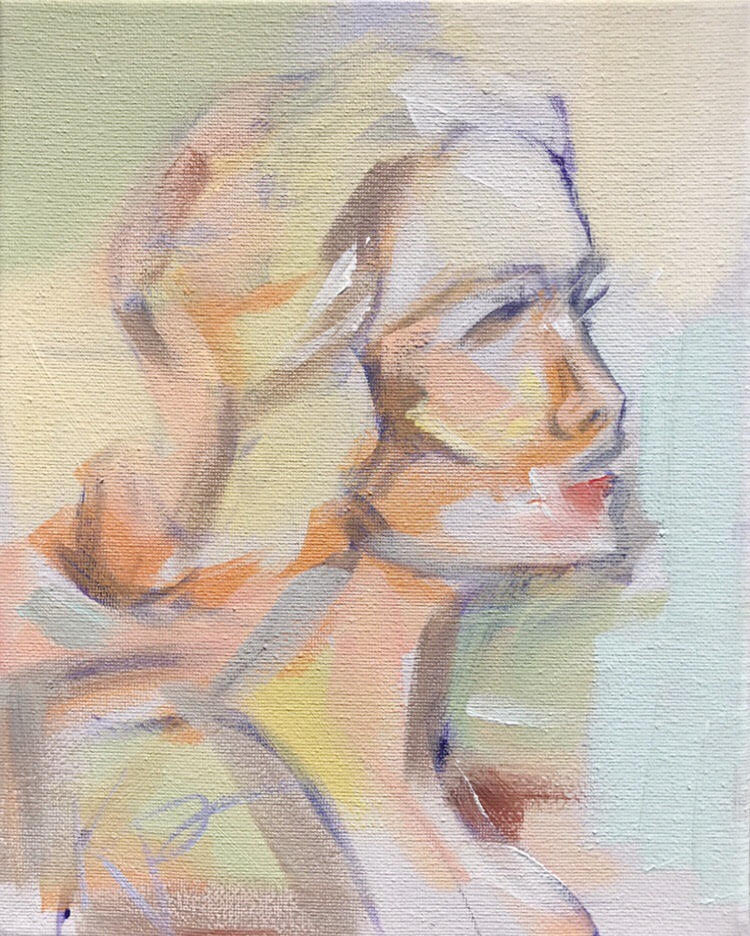 Daughter No. 4 painting Kelly Pelfrey - Christenberry Collection