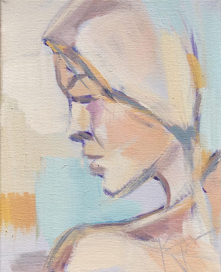 Daughter No. 5 painting Kelly Pelfrey - Christenberry Collection