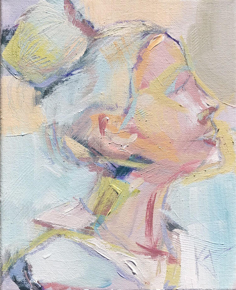 Daughter No. 8 painting Kelly Pelfrey - Christenberry Collection