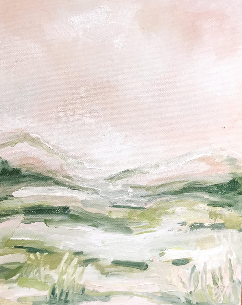 Rising Horizon painting Elizabeth McLaurin - Christenberry Collection