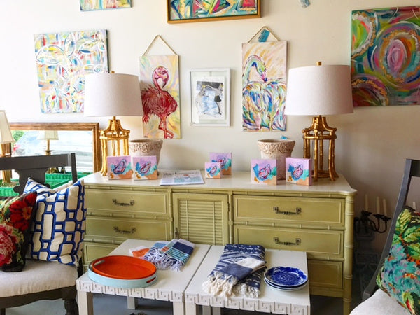 Party Oysters painting Ashley Williams - Christenberry Collection