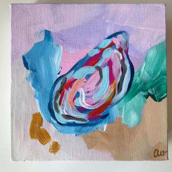 Party Oysters painting Ashley Williams - Christenberry Collection