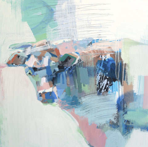 Midday Stare painting Teil Duncan - Christenberry Collection