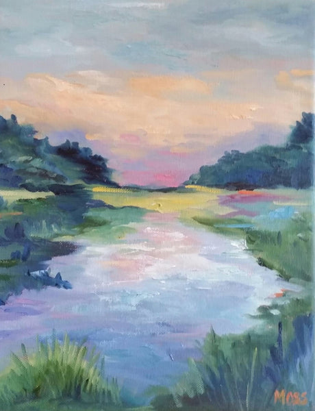 Carolina Coastal painting Jenny Moss - Christenberry Collection