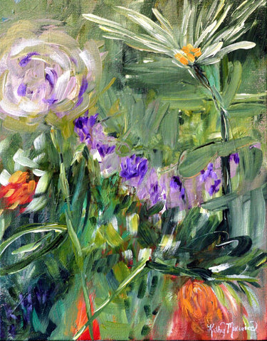 Ivy's First Impression painting Kathy Morawiec - Christenberry Collection