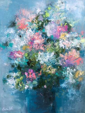 April Flowers painting Emma Bell - Christenberry Collection