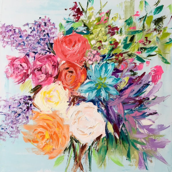 Wedding Bouquet Commissions by Emma Bell painting Emma Bell - Christenberry Collection