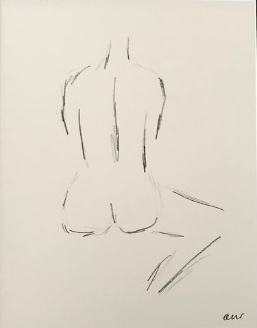 Minimal I painting Ashley Williams - Christenberry Collection