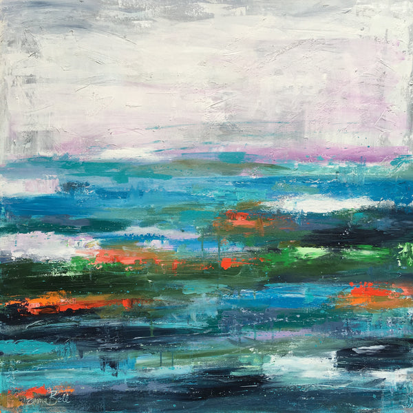 Carolina on the Water 2 painting Emma Bell - Christenberry Collection