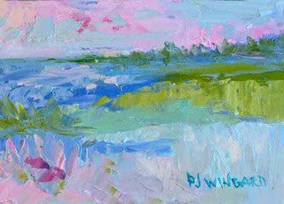 Spring Marsh painting Pamela Wingard - Christenberry Collection