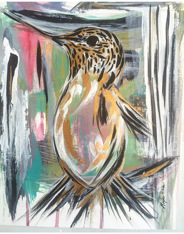 Sway Stripes painting Michalle Sessions - Christenberry Collection