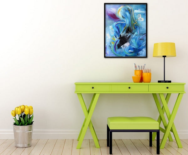Ava painting Kathy Morawiec - Christenberry Collection