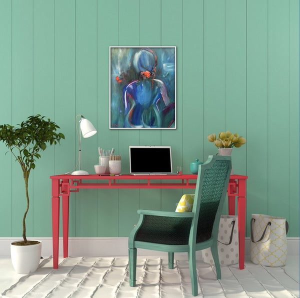 Brynn painting Kathy Morawiec - Christenberry Collection