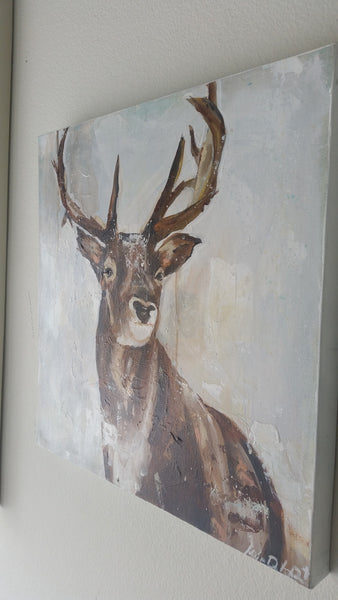 The Stag painting Kym De Los Reyes - Christenberry Collection