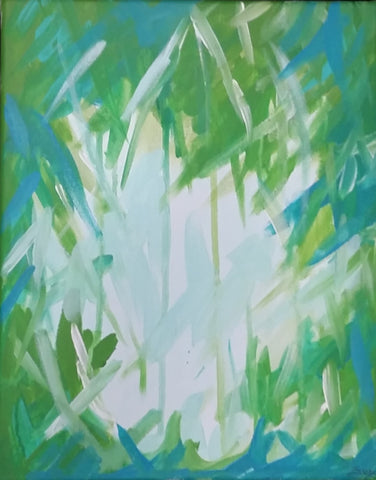 Small Canopy painting Jane Marie Edwards - Christenberry Collection