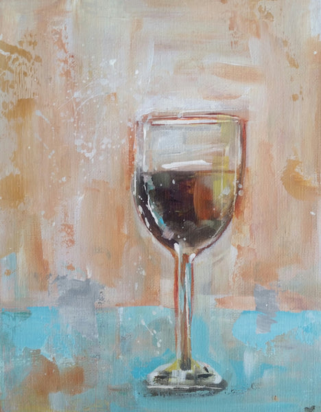 Red painting Kym De Los Reyes - Christenberry Collection