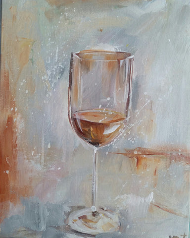 Rose painting Kym De Los Reyes - Christenberry Collection